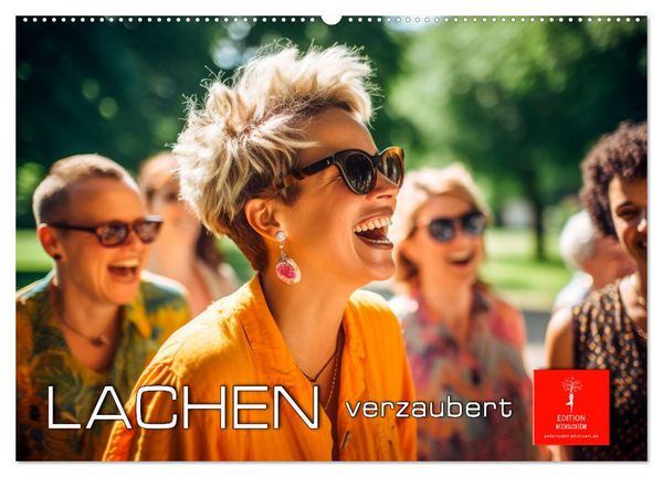 Produktbild: Lachen verzaubert (Wandkalender 2026 DIN A2 quer), CALVENDO Monatskalender