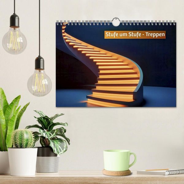 Produktbild: Stufe um Stufe - Treppen (Wandkalender 2027 DIN A4 quer), CALVENDO Monatskalender