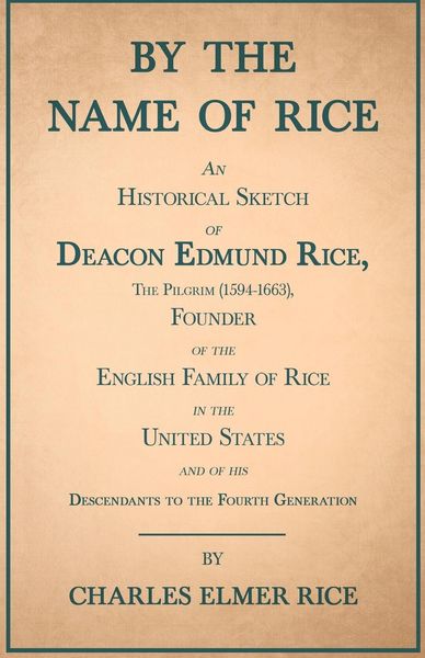 Produktbild: By the Name of Rice - An Historical Sket