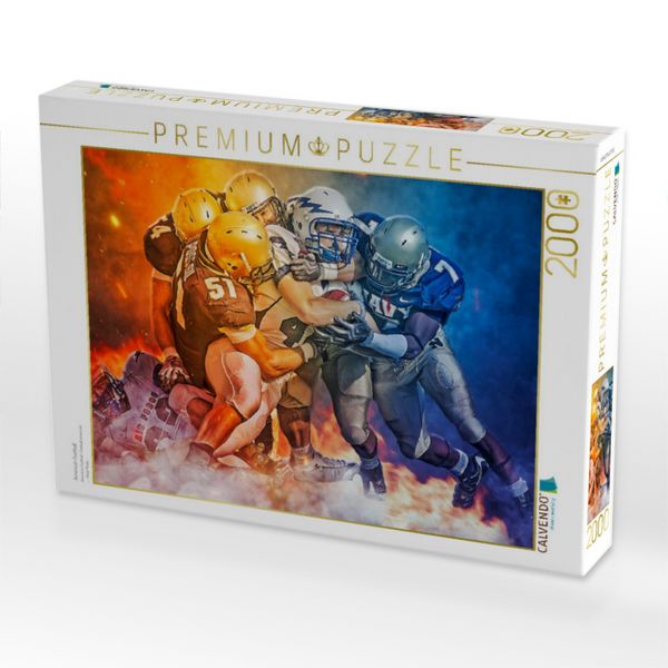 Produktbild: CALVENDO Puzzle American Football | 2000 Teile Lege-Gr&ouml;&szlig;e 90x67cm Foto-Puzzle f&uuml;r gl&uuml;ckliche Stunden