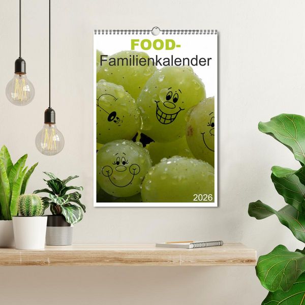 Produktbild: FOOD -Familienkalender (Wandkalender 2026 DIN A3 hoch), CALVENDO Monatskalender