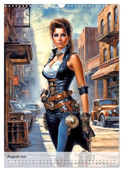 Produktbild: Ladies mit Steampunk-Flair (Wandkalender 2026 DIN A3 hoch), CALVENDO Monatskalender