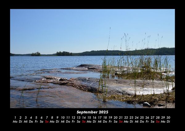 Produktbild: Die Seen der Erde 2025 Fotokalender DIN A3