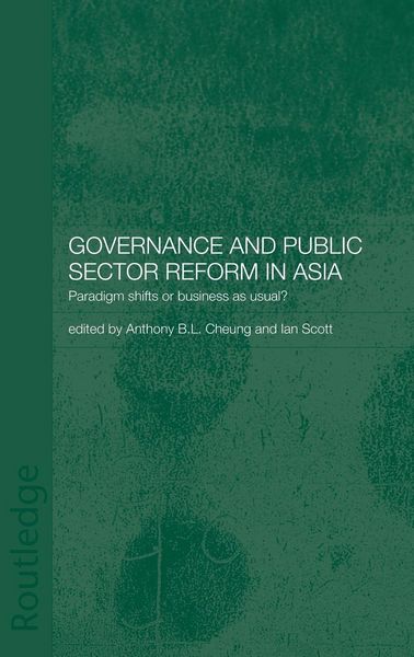 Produktbild: Governance and Public Sector Reform in Asia