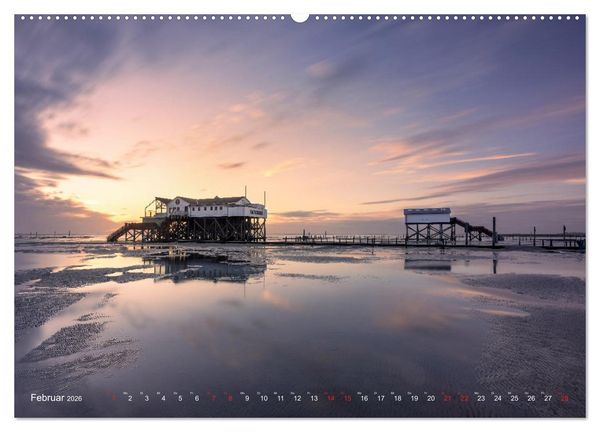 Produktbild: Nordseeurlaub in St. Peter-Ording (hochwertiger Premium Wandkalender 2026 DIN A2 quer), Kunstdruck in Hochglanz