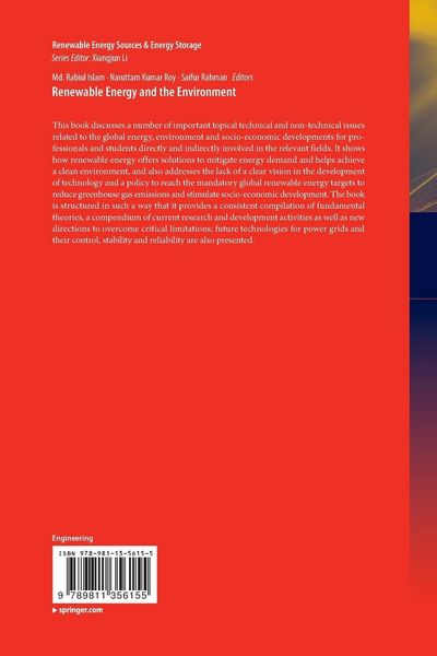 Produktbild: Renewable Energy and the Environment