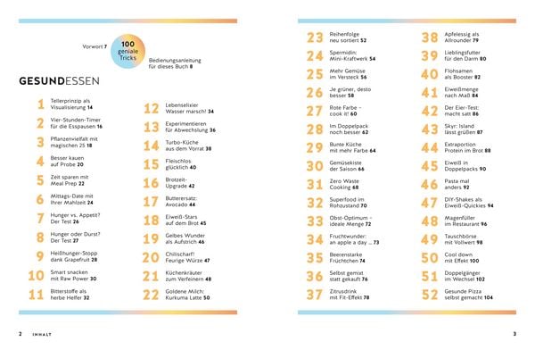 Produktbild: 100 geniale Tricks f&uuml;r eine gesunde Ern&auml;hrung