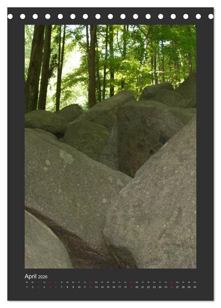 Produktbild: Odenwald - Impressionen einer Landschaft (Tischkalender 2026 DIN A5 hoch), CALVENDO Monatskalender
