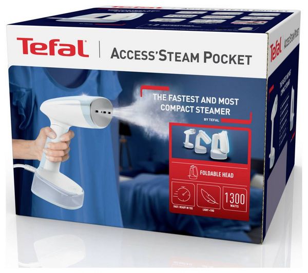 Produktbild: Tefal Access Steam Pocket Dampfb&uuml;geleisen Blau, Wei&szlig; 1300W