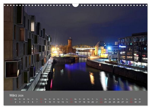 Produktbild: K&Ouml;LN BEI NACHT (Wandkalender 2026 DIN A3 quer), CALVENDO Monatskalender