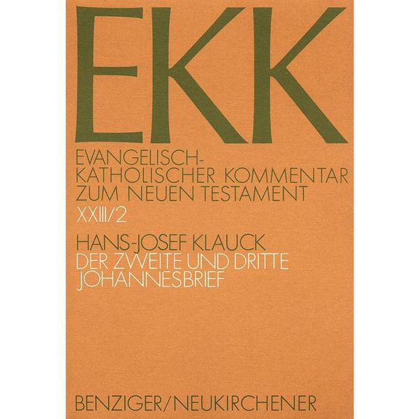 Produktbild: Evangelisch-Katholischer Kommentar zum Neuen Testament (EKK) / Der zweite und dritte Johannesbrief