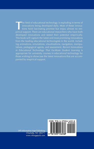 Produktbild: Recent Innovations in Educational Technology That Facilitate Student Learning (Hc)