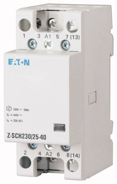 Eaton Z-SCH230/25-04 Installationsschütz Nennspannung: 230 V, 240 V Schaltstrom (max.): 25 A 4 Öffner 1 St.