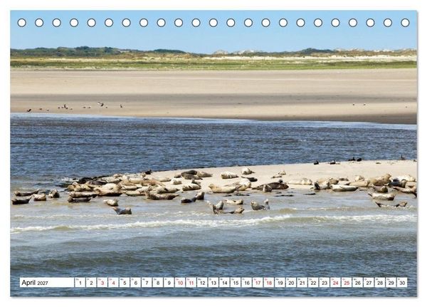Produktbild: Borkum - Momente einer Reise (Tischkalender 2027 DIN A5 quer), CALVENDO Monatskalender