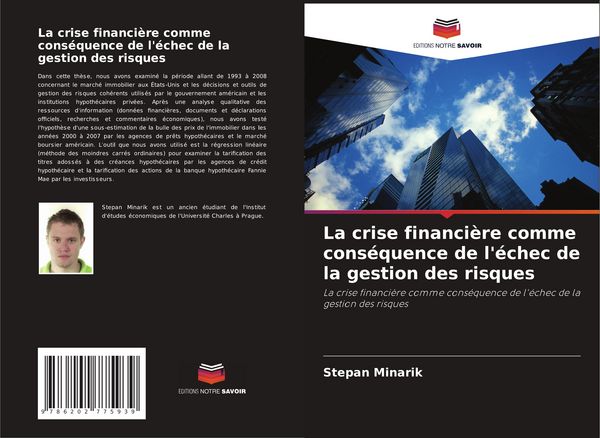 Produktbild: La crise financi&egrave;re comme cons&eacute;quence de l'&eacute;chec de la gestion des risques