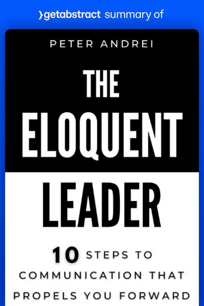Produktbild: Summary of The Eloquent Leader by Peter Andrei