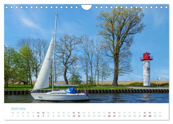 Produktbild: Unterwegs auf Usedom (Wandkalender 2026 DIN A4 quer), CALVENDO Monatskalender
