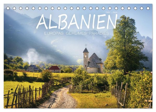 Produktbild: Albanien - Europas geheimes Paradies (Tischkalender 2026 DIN A5 quer), CALVENDO Monatskalender
