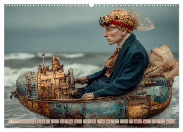 Produktbild: Seelenreise durch Wind und Wellen (hochwertiger Premium Wandkalender 2026 DIN A2 quer), Kunstdruck in Hochglanz