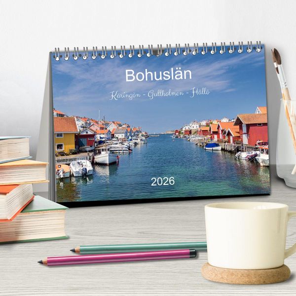 Produktbild: Bohusl&auml;n. K&auml;ring&ouml;n - Gullholmen - H&aring;ll&ouml; (Tischkalender 2026 DIN A5 quer), CALVENDO Monatskalender