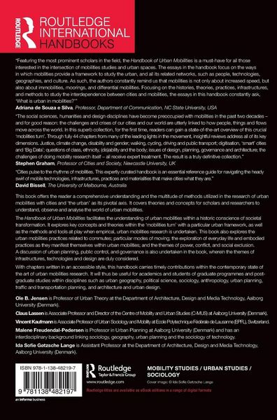 Produktbild: Handbook of Urban Mobilities