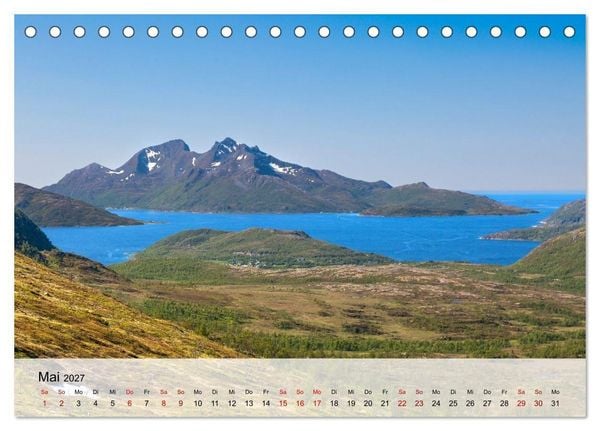 Produktbild: Norwegen Wo die Natur Geschichten erz&auml;hlt (Tischkalender 2027 DIN A5 quer), CALVENDO Monatskalender