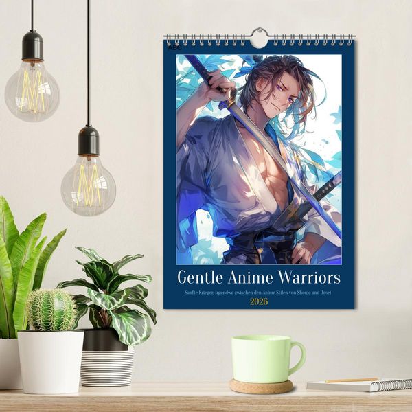 Produktbild: Gentle Anime Warriors (Wandkalender 2026 DIN A4 hoch), CALVENDO Monatskalender