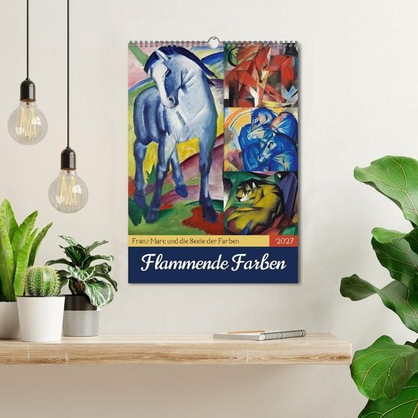 Produktbild: Flammende Farben (Wandkalender 2027 DIN A3 hoch), CALVENDO Monatskalender