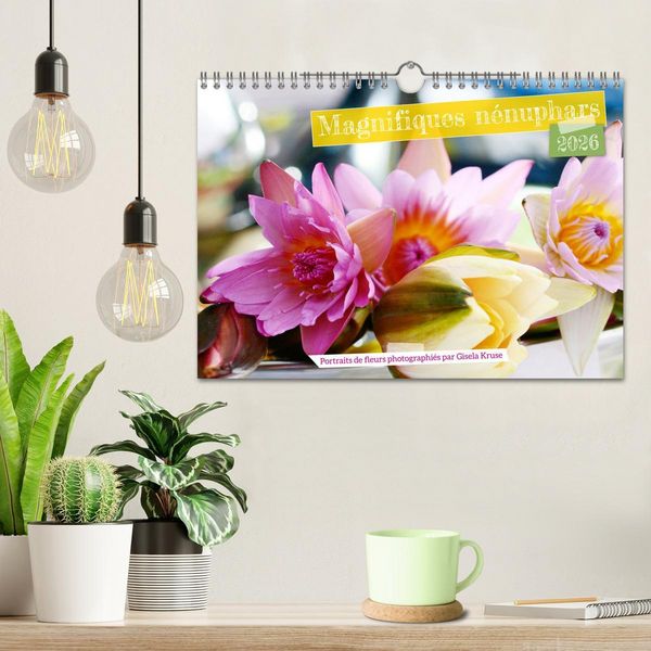 Produktbild: Magnifiques n&eacute;nuphars (Calendrier mural 2026 DIN A4 vertical), CALVENDO calendrier mensuel