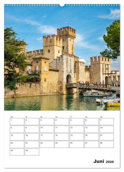 Produktbild: Sirmione - Reiseplaner (Wandkalender 2026 DIN A2 hoch), CALVENDO Monatskalender