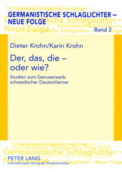 Produktbild: Der, das, die &ndash; oder wie?