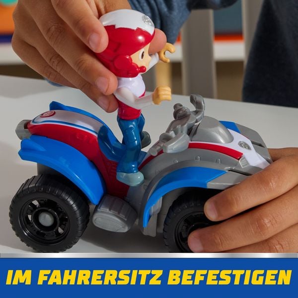 Produktbild: PAW Patrol - Ryder-Figur mit Quad-Rettungsfahrzeug, stabiles Basis-Fahrzeug (2025), authentisches Spielzeug zur Serie f&uuml;r Kinder ab 3 Jahren