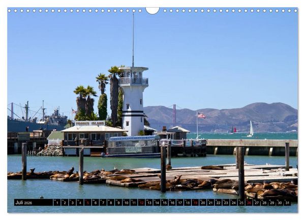 Produktbild: San Francisco - Traumstadt in Kalifornien (Wandkalender 2026 DIN A3 quer), CALVENDO Monatskalender
