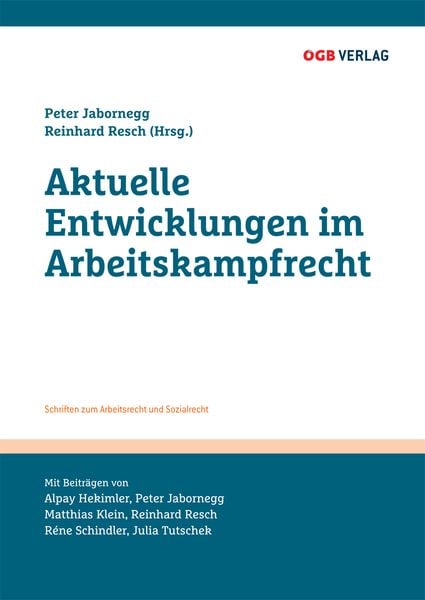 Produktbild: Aktuelle Entwicklungen im Arbeitskampfrecht