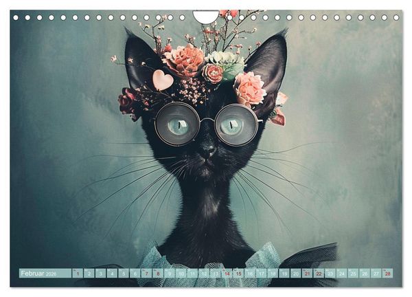 Produktbild: Miau-velous Momente (Wandkalender 2026 DIN A4 quer), CALVENDO Monatskalender