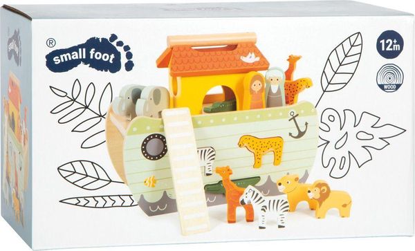 Small foot 12456 Steckspiel Arche Noah Safari Holz Lernspiel