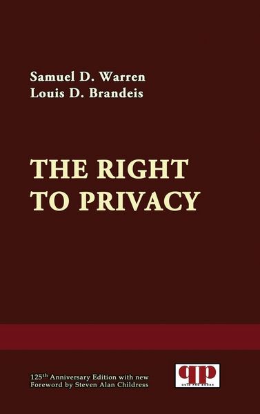 Produktbild: The Right to Privacy