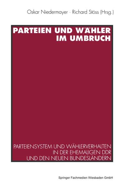 Produktbild: Parteien und W&auml;hler im Umbruch