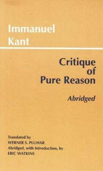 Produktbild: Critique of Pure Reason, Abridged