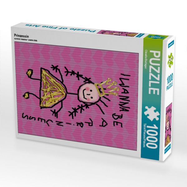Produktbild: CALVENDO Puzzle Prinzessin | 1000 Teile Lege-Gr&ouml;&szlig;e 64x48cm Foto-Puzzle f&uuml;r gl&uuml;ckliche Stunden