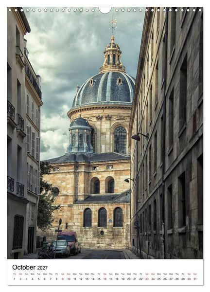 Produktbild: Wonders of Paris (Wall Calendar 2027 DIN A3 portrait), CALVENDO 12 Month Wall Calendar