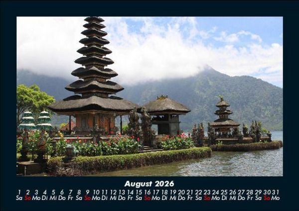 Produktbild: Tempel 2026 Fotokalender DIN A5