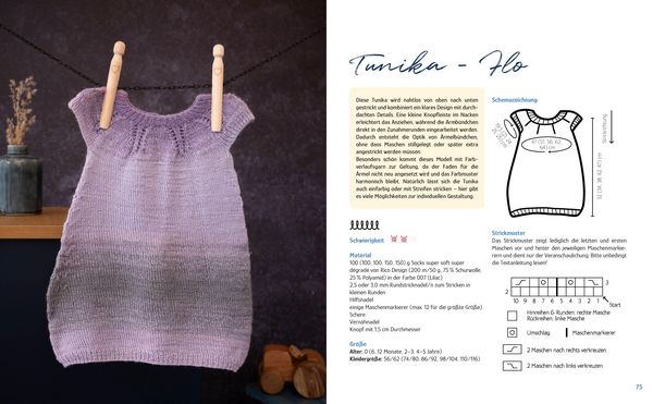 Produktbild: Stricken mit Sockenwolle f&uuml;r die Kleinen