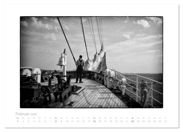 Produktbild: Gorch Fock - zeitlose Eindr&uuml;cke (Tischkalender 2026 DIN A5 quer), CALVENDO Monatskalender