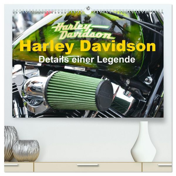 Produktbild: Harley Davidson - Details einer Legende (hochwertiger Premium Wandkalender 2026 DIN A2 quer), Kunstdruck in Hochglanz