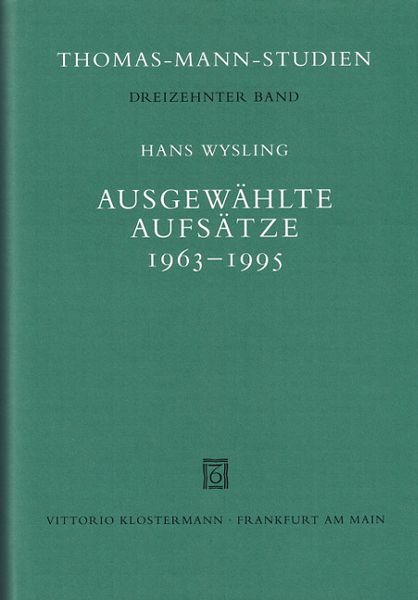 Produktbild: Ausgew&auml;hlte Aufs&auml;tze 1963-1995