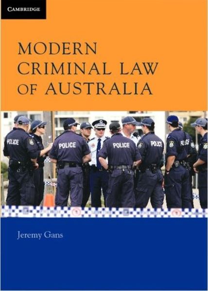 Produktbild: Modern Criminal Law of Australia