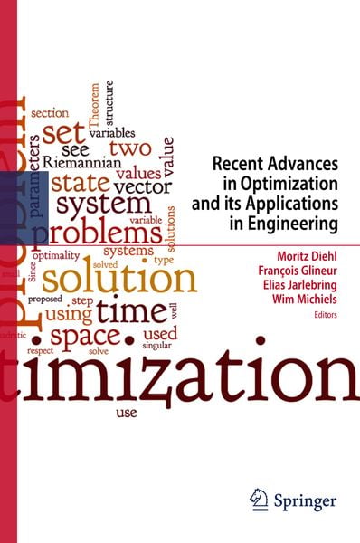 Produktbild: Recent Advances in Optimization and its Applications in Engineering