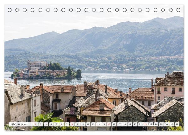 Produktbild: Piemont und Aostatal (Tischkalender 2026 DIN A5 quer), CALVENDO Monatskalender