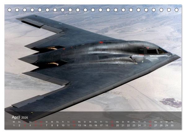 Produktbild: Luftwaffe. Kampfflugzeuge der USA (Tischkalender 2026 DIN A5 quer), CALVENDO Monatskalender